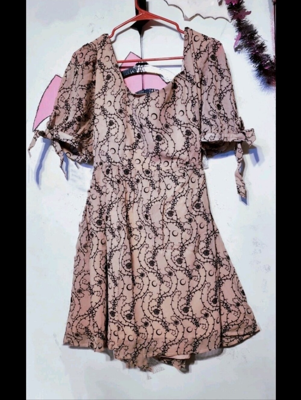 Disturbia Rosethorn Gothic Moon Rose Dress Hot Topic Dollskill Widow Killstar